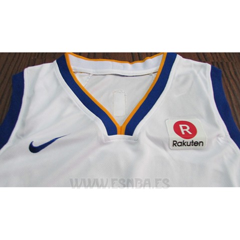 Camiseta Golden State Warriors Klay Thompson #11 2017-18 Blanco